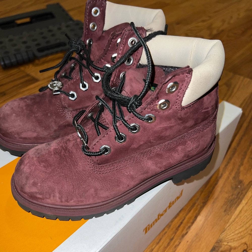 Timberland construction boots